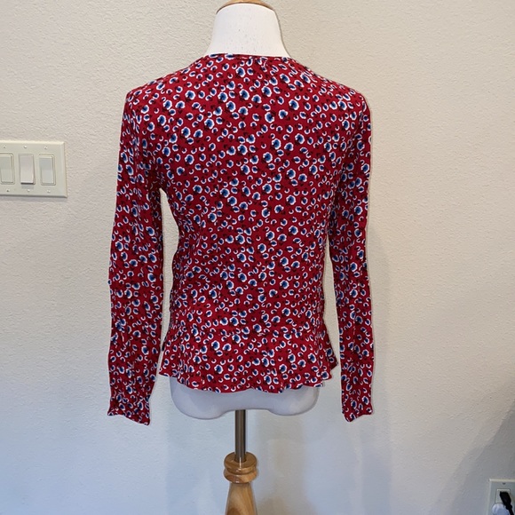 Rails Beaux Top in Red Floral XS - Picture 3 of 5